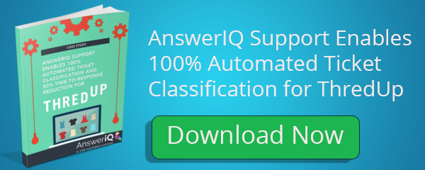 AnswerIQ Support Enables 100% Automated Ticket Classification for ThredUp
