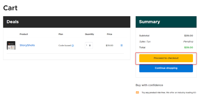 AppSumo Cart AppSumo Cart