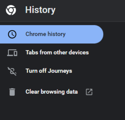 Chrome History