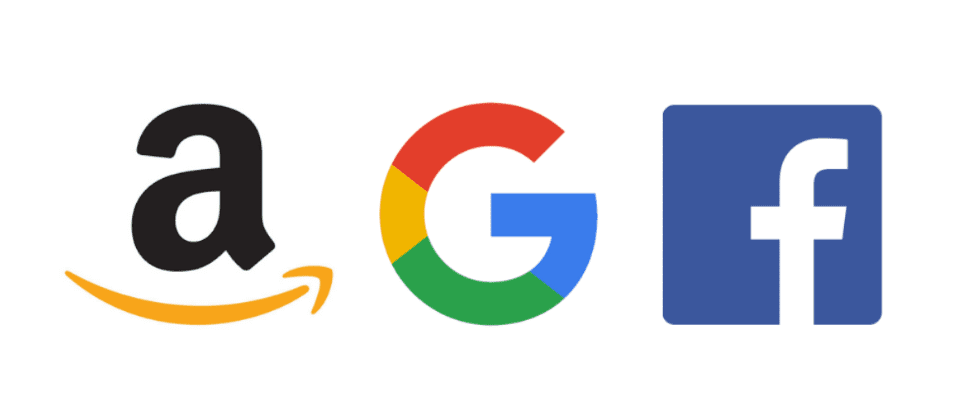 google amazon and facebook