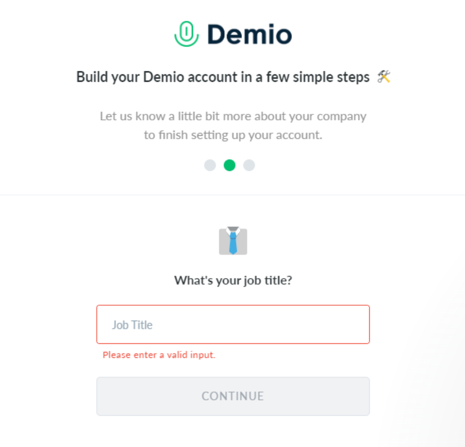 Demio - Enter Your Job Tittle Demio - Enter Your Job Tittle