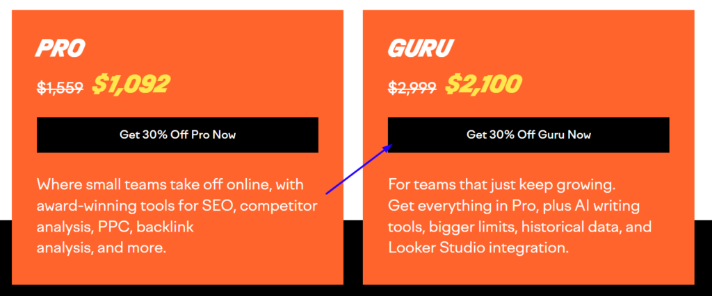 Click On Get 30% Off Guru Now