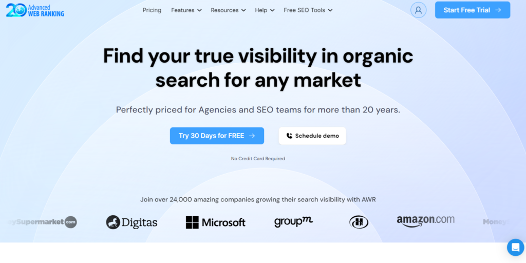 Advanced Web Ranking