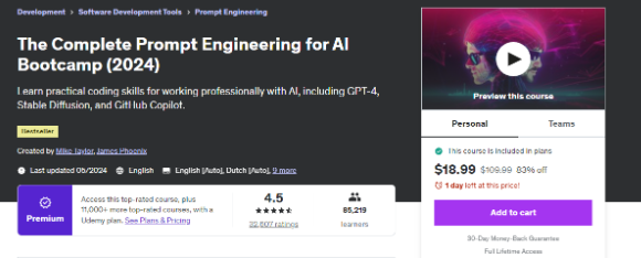 The Complete Prompt Engineering for AI Bootcamp
