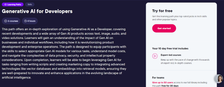Generative AI For Developers Generative AI For Developers